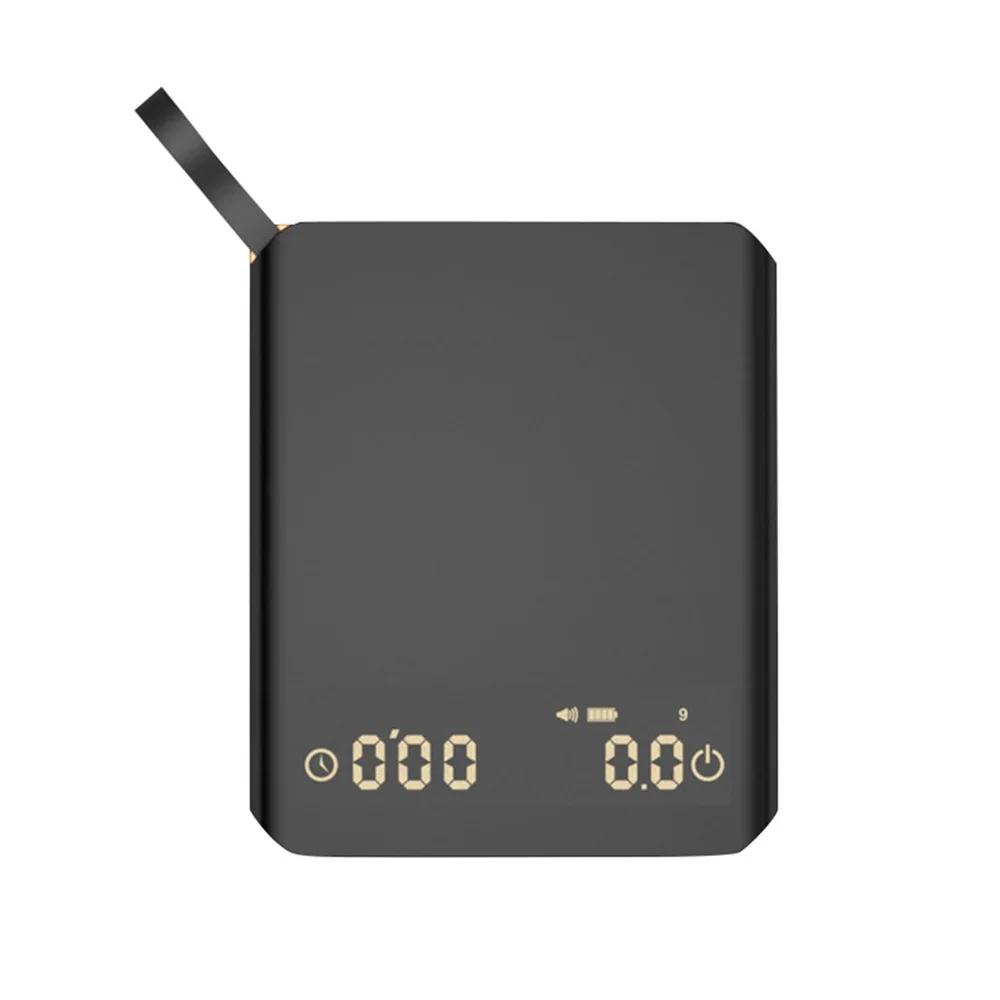 Digital Coffee Scale with Timer 2kg/0.1g High Precisions Pour Over Drip Espresso Scale Food Diet Postal Electronic Kitchen Scale