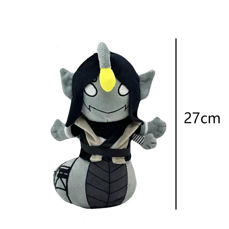 27CM Pressure Sebastian Solace Plush Anime Cute Fish Tail Animal Plush Doll Toys Creative Cartoon Style Halloween Birthday Gifts