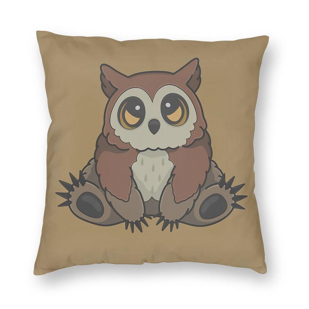 Owlbear Cub Baldurs Gate Square Pillowcase Polyester Linen Velvet Creative Zip Decor Bed Cushion Case