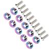 Car Engine Washer Screw M6 Colorful Fastener Kit for Car Modification Decoration