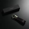 MONSTER SPORT Leather with Presentation Made In Genuine Leather Key Keychain, Black, Box, Japan, (Cowhide Leather), Strap, 992100-0000MK