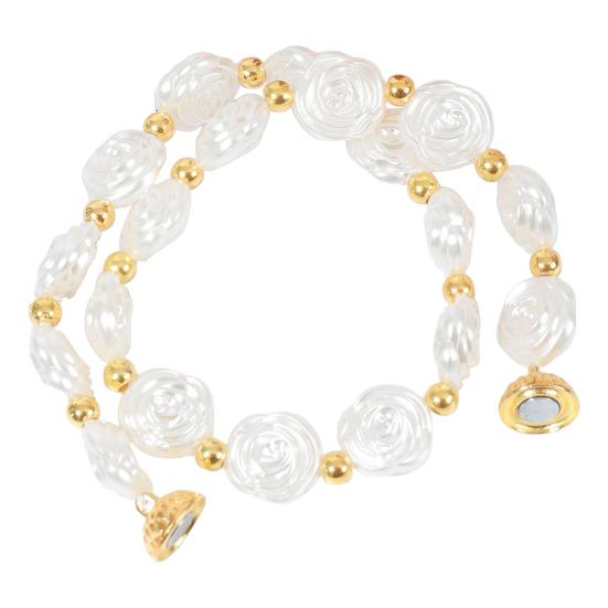 Magnetic Curtain Tiebacks Strong Magnets No Holes Holdbacks Camellia Shell Shape Curtain Tie for Living Room Bedroom Kitchen Bathroom