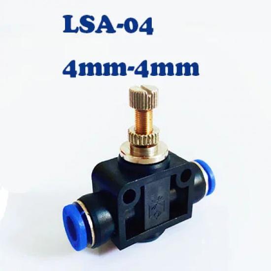 Pneumatic Fitting Airflow Regulator 6mm 8mm 10mm OD Hose Tube Gas Flow Adjust Valve Connector Fitting Air Speed Control Crane