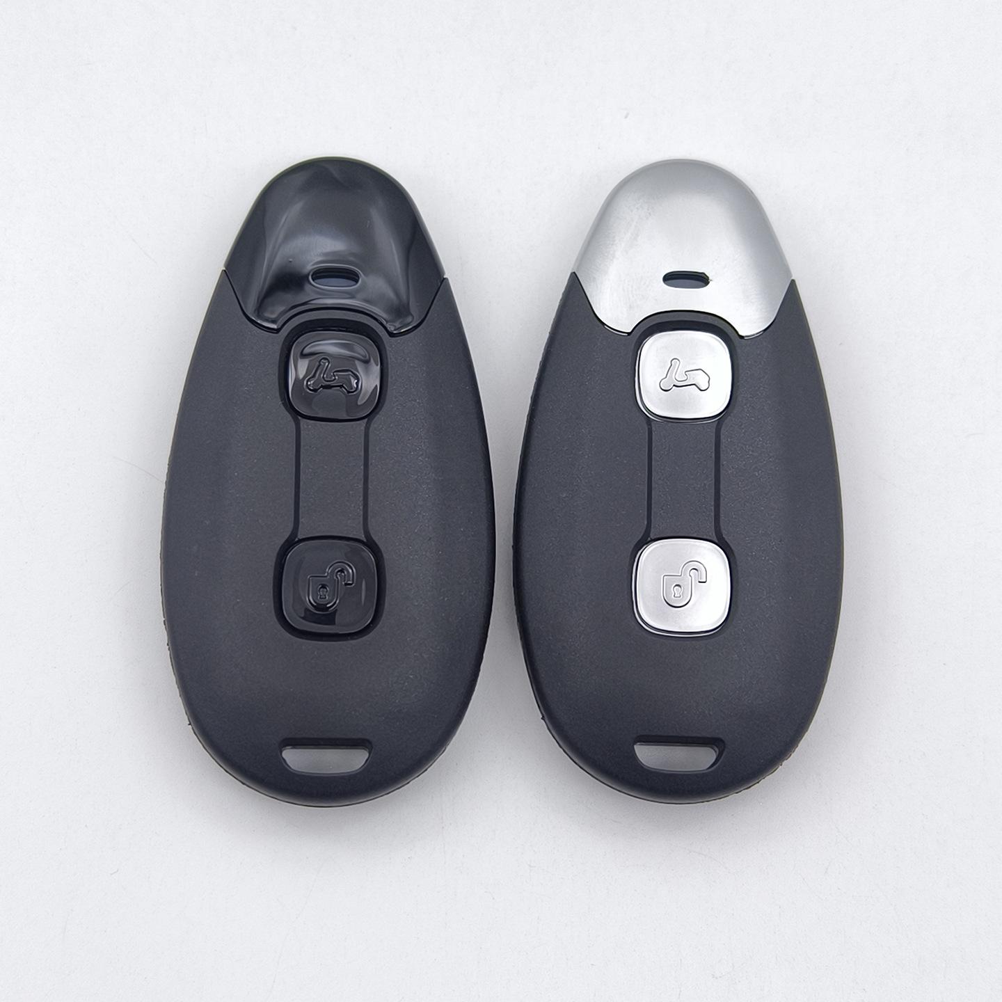 

Replacement Shell for Vespa GTV300/GTS300 2-Button Remote Key Original Black Shell