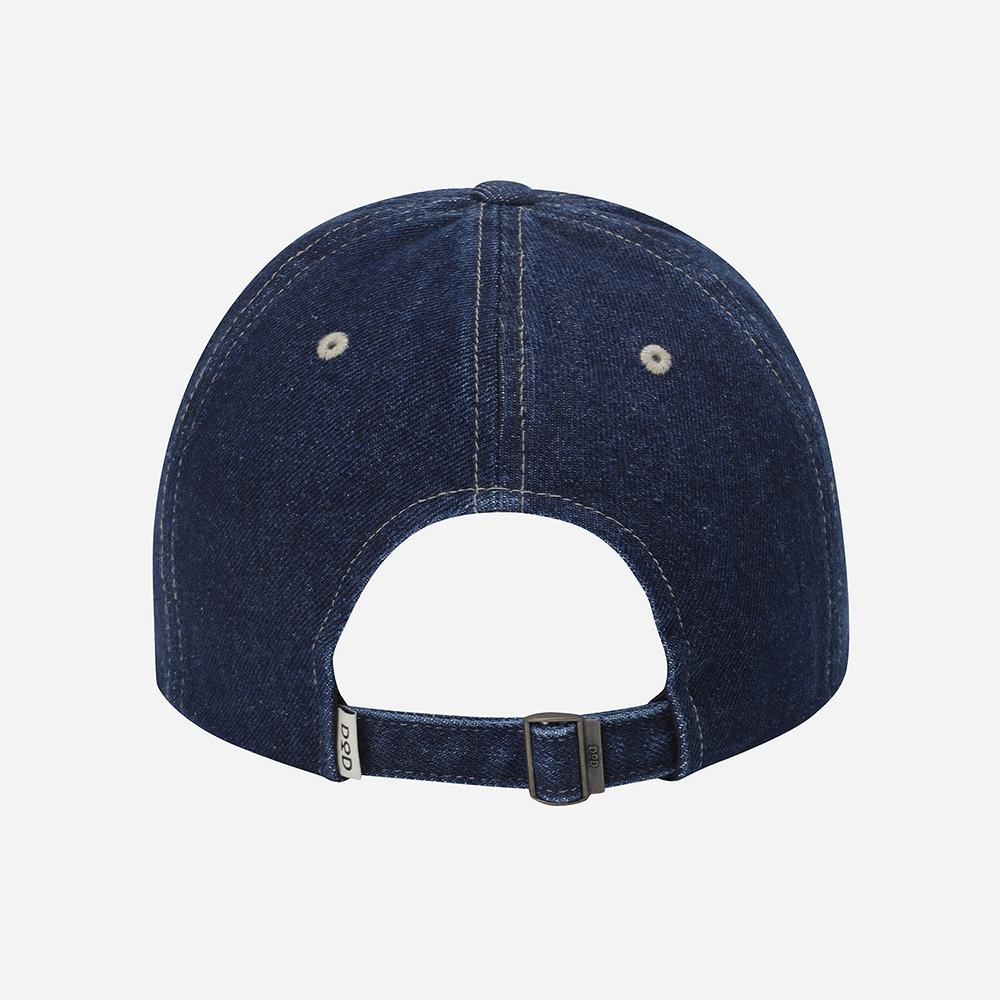 DOD Pigment Double Logo Ball Cap (Indigo)