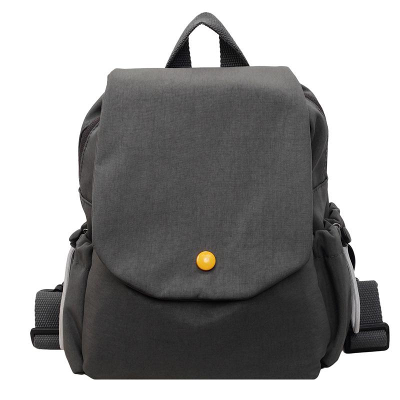 

Women Solid Color Backpack Multifunctional Lightweight Backpack сірий