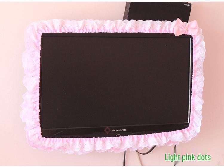 Modische TV-Staubschutzhülle – Muss zur Benutzung nicht entfernt werden, passt für 32-50'' Bildschirme