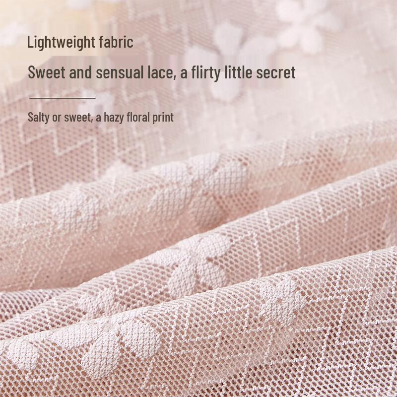 Urban Beauty 2025 Sexy Lace Silk-Blend Mid-Waist Briefs