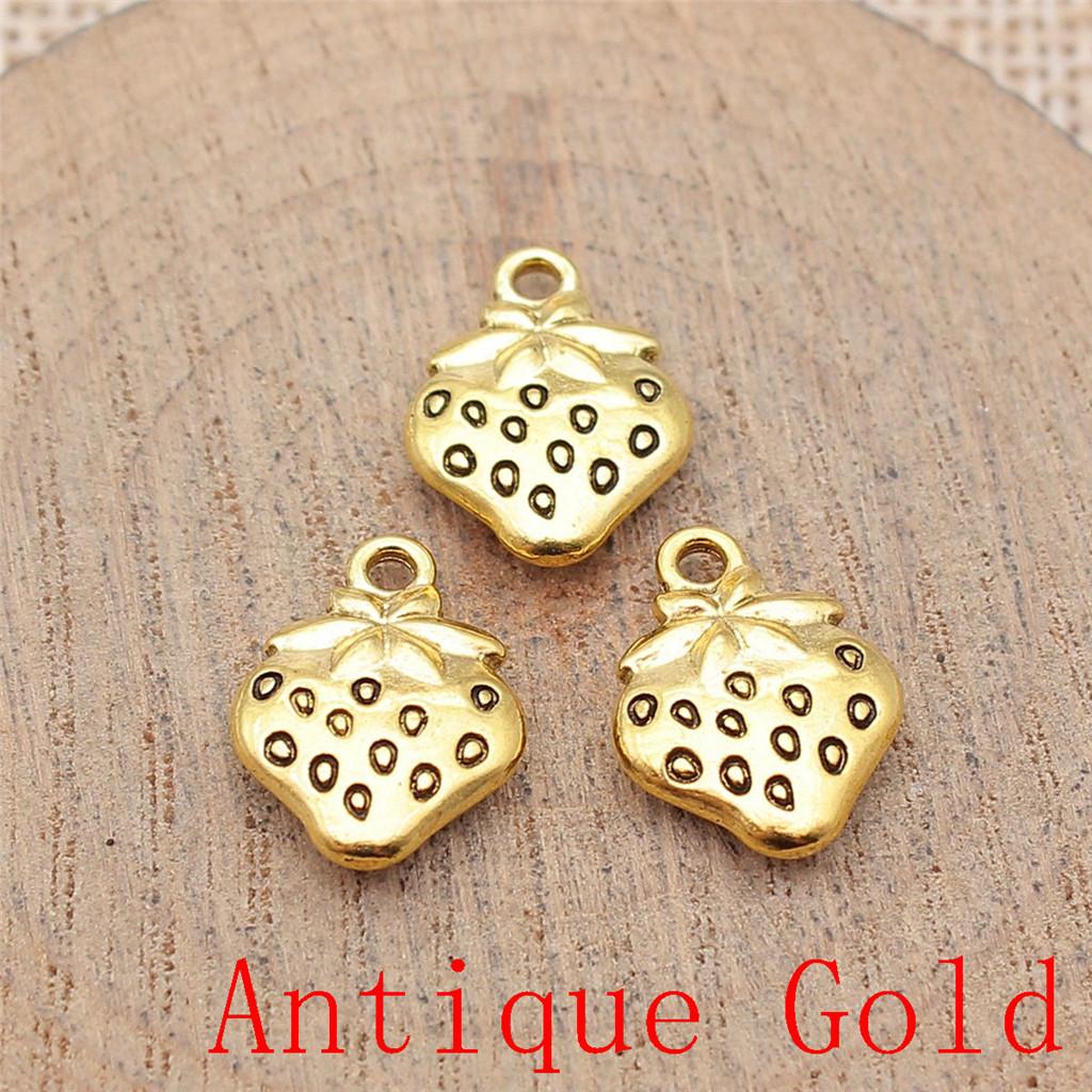 Food Fruit Shaped Charms Pendant For Bracelet Necklace Jewelry Making Craft Findings
