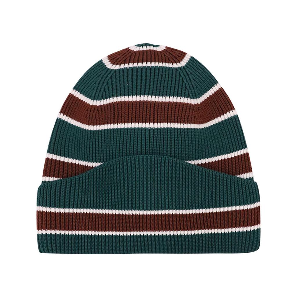 Men's And Women's Striped Knitted Hat, Big Head Circumference, Cold Hat, Men's Lazy Style