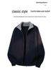 Men's High-End Knit Zipper Cardigan: Casual Solid Color Lapel Sweater for Spring & Autumn