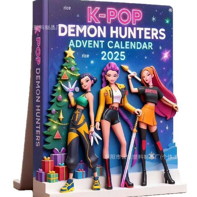 New K-pop Blackpink Devil Hunter Christmas Tree Decoration Acrylic Pendant Blind Box