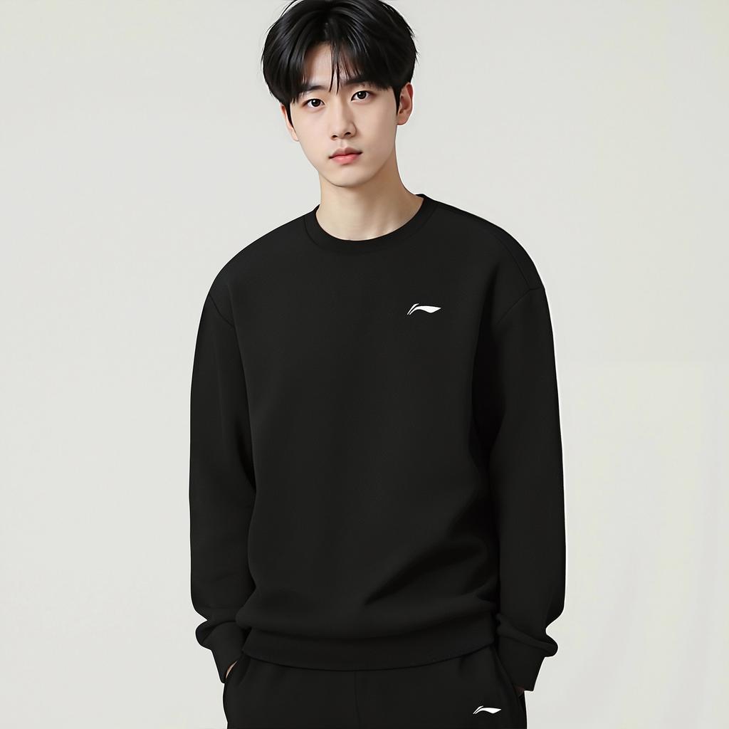 Li-Ning Hooded Pullover Versatile Fashion Sports Lifestyle Comfortable Trendy Vitality Simple Sweatshirt Unisex sweatshirt AWDVG77-1