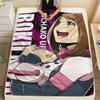My Hero Academia Character Pattern Flannel Blanket, High Quality Comfortable for All Seasons, Home Decor, Warmth and Comfort, Perfect for Gifts.