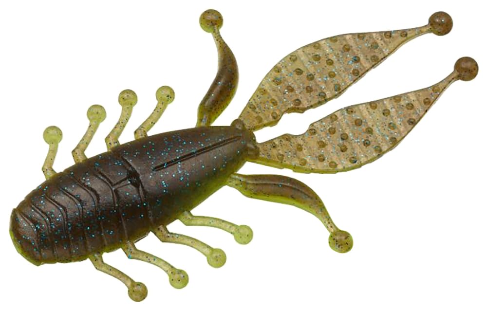 EVERGREEN Kicker Bug 4inch #122 Gripan Blue/Chart 4inch