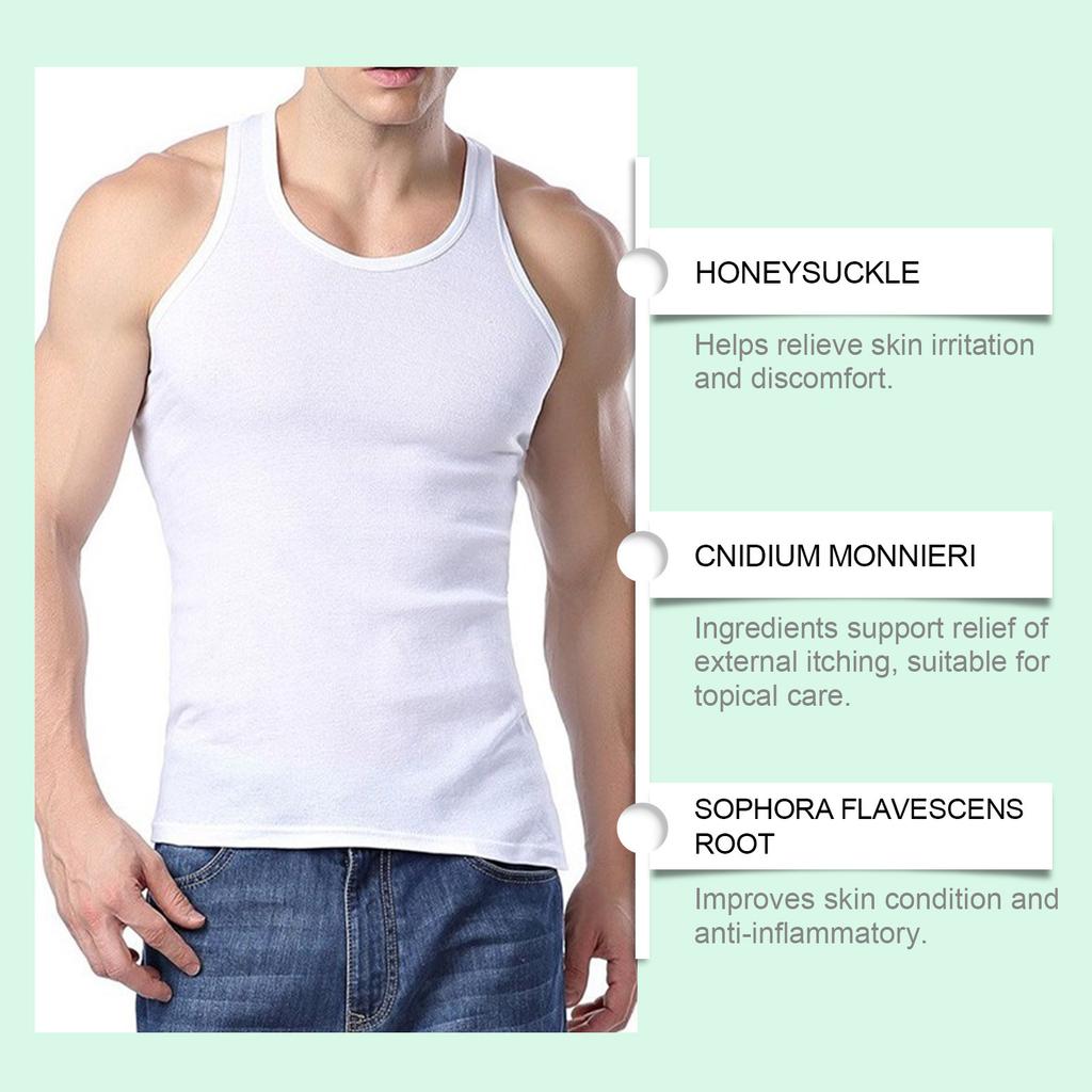 Men's Private Area -itch And Soothing Cream, Honeysuckle, Cnidium Monnieri, Sophora Flavescens Root Care Cream, External Ointment For Private Areas.