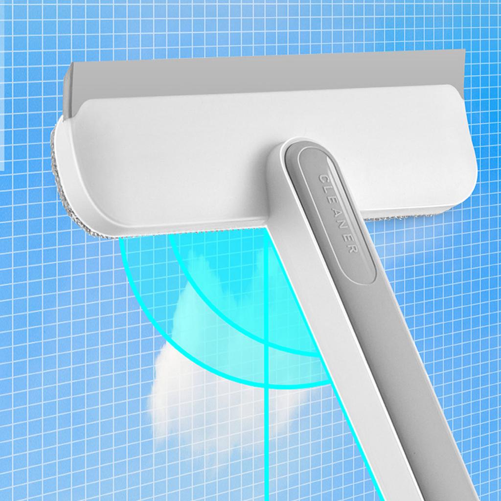 Screen Brush Window Mesh Screen Cleaner Tool Double Sided Screen Brush with Detachable Brush Head for Home White