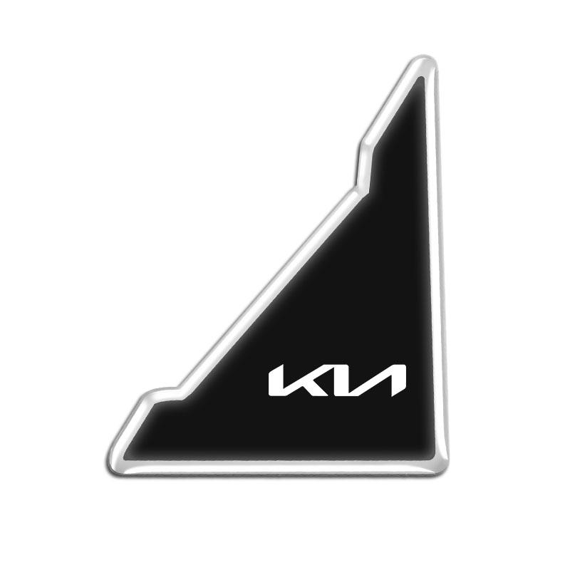 AEV5 4 Pezzi Adesivo Paraurti in Silicone per Portiera Auto Anti Collisione Graffi Per Kia KN GT-Line KN Sportage Ceed Rio Picanto Sorento Soul Cerato