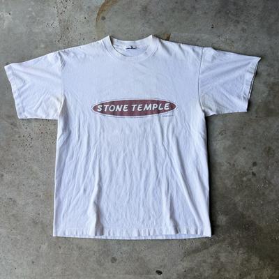 Vintage Koszulka Stone Temple Pilots STP 1994 Lata 90 Koszulka Zespołu Grunge Muzyka Rozmiar Duży Unisex Koszulka