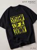 Black T-shirt System Of A Down, Metal Back In