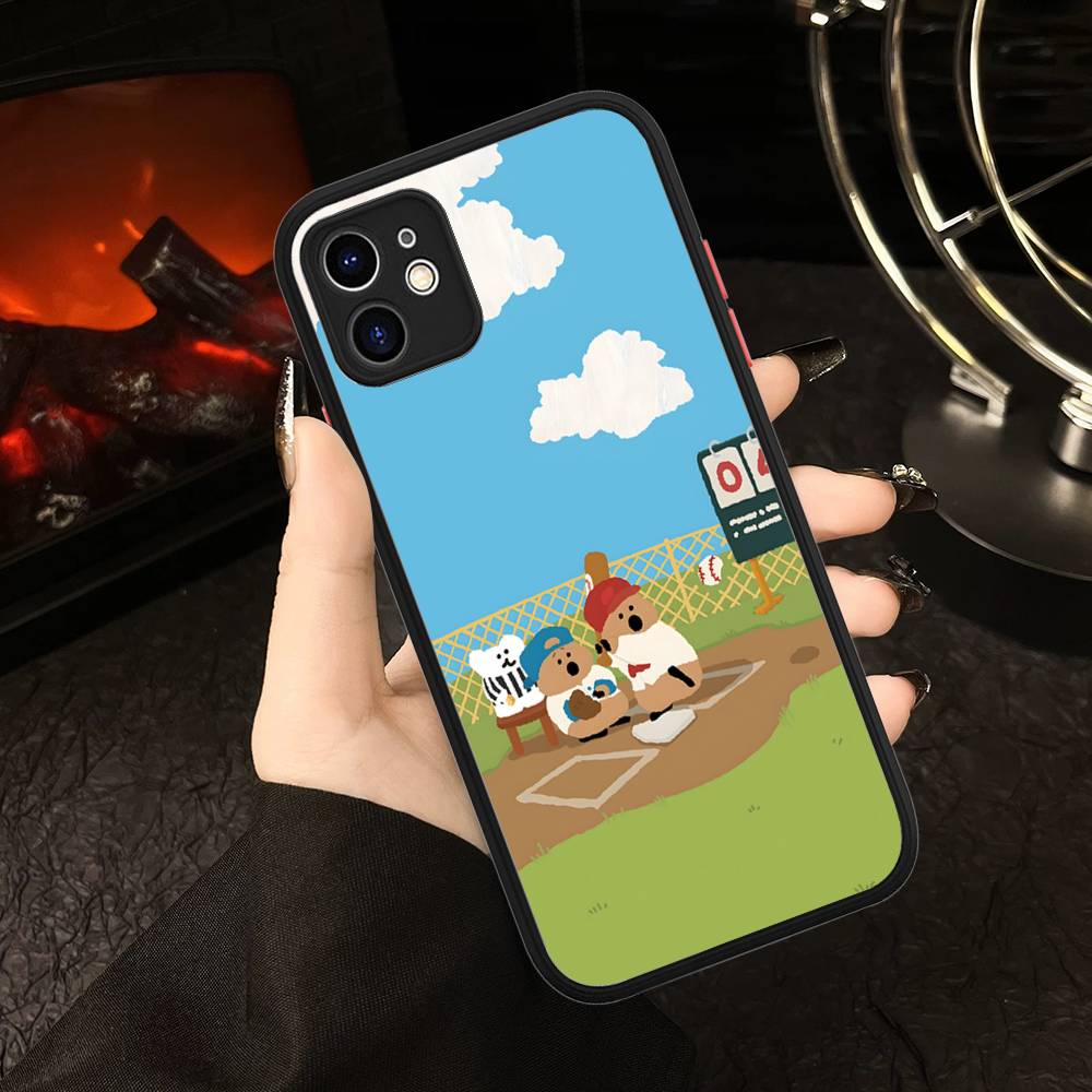 Cute Bear Quokkas Magsafe Phone Cases For IPhone 16 15 14 Plus 13 12 11 Pro Max Matte Oft Bumper Phone Cover