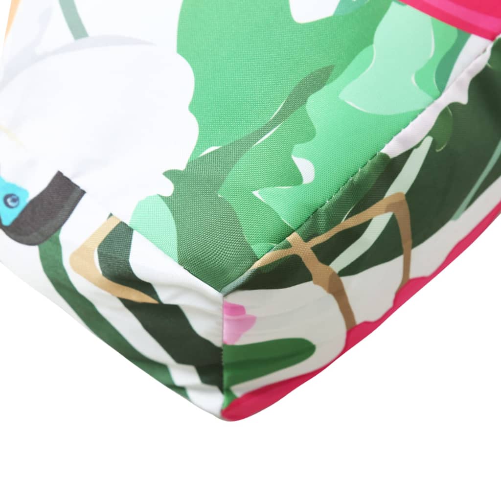Multicolored Pallet Cushion 70 X 70 X 12 Cm Fabric