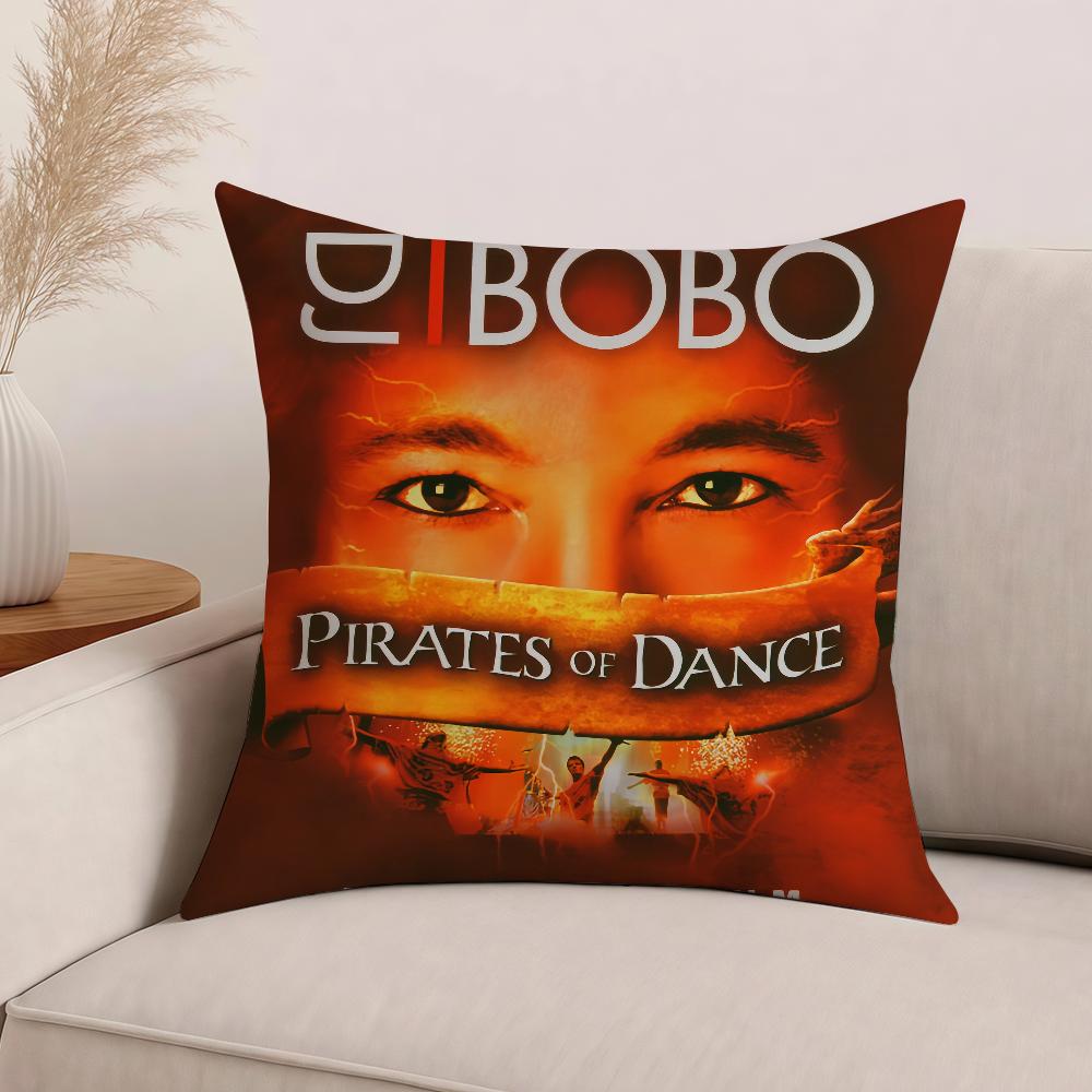 Cool Dj Bobo The Great Adventure Pillow Case Office Cushions Suitable For Sofa Car Bedroom Decorative Cushion Cover