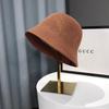 Fisherman's hat, spring and summer hollow thin design, sun protection and sunshade bucket hat, face enhancing small basin hat