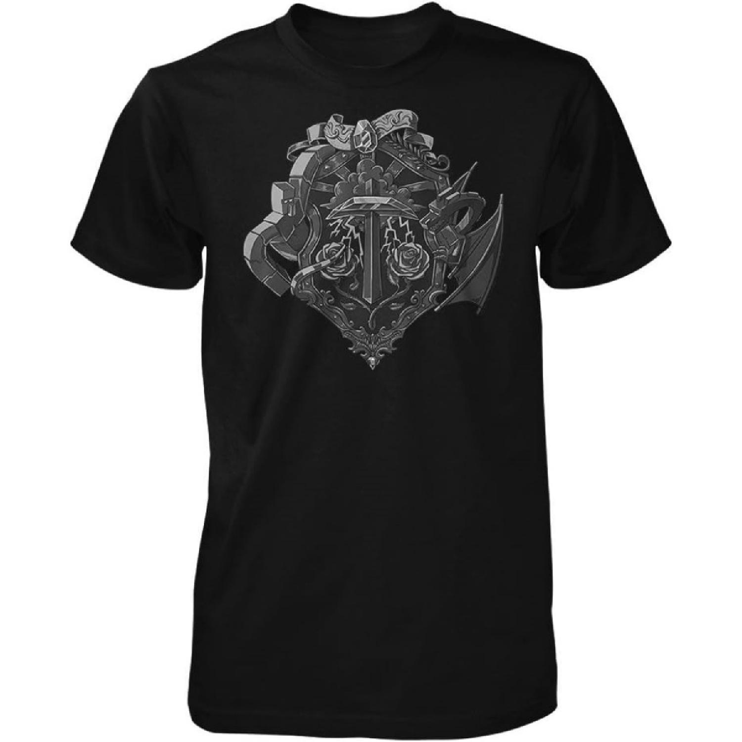 Футболка Minecraft для мальчиков-подростков Героический герб XS Черный XXXXXL разноцветный