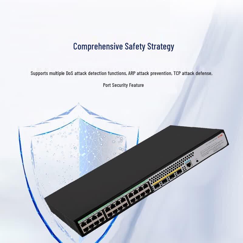 H3C S1850V2-28X-HPWR 24-Port Gigabit Managed PoE+ Switch