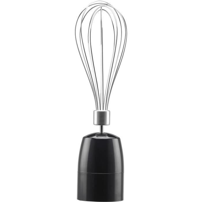 SOLAC ProChef 1200 - Blender de mână & accesorii 1200 W - Funcție Turbo - Lame și picior din oțel inoxidabil - Gri, negru și roșu