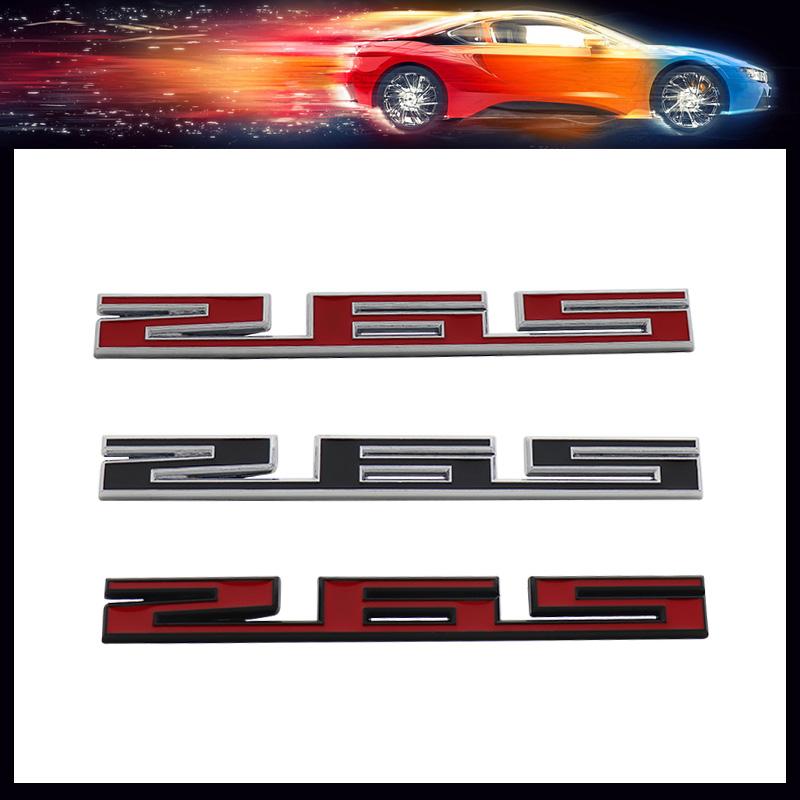 3D Premium 265 for Car Hood Fender Trunk Tail Rear Bonnet Nameplate Decal Emblem Badge Sticker