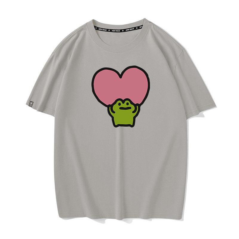 Little Frog Heavy Likes Love Couple Dress Lonely Toad Short Sleeved Tshirt Unisexs And Unisexs Half Sleeved Tshirt