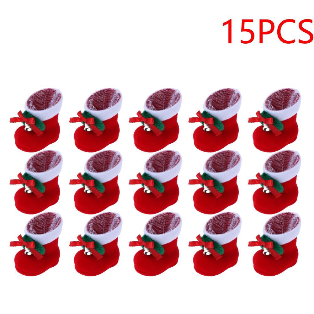 Christmas Fruit Shoes Art Crafts Santa Claus Candy Boots Creative Bright-colored Cute Fashion Exquisite Elegant Kid Favors