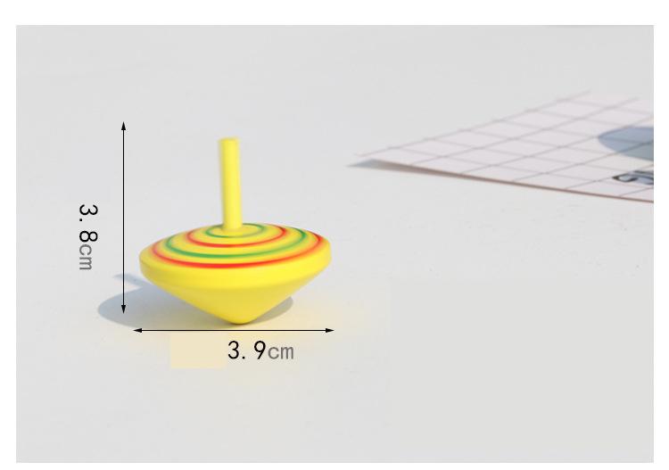 4 Stück Farbe Holz Kreisel Spielzeug Leckerli Erwachsenen Geburtstagsgäste Geschenke Babyparty Mitgebsel Finger Spiel Give-away Piñata Füllung Goodie Bag