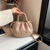 Retro bucket bag women's bag 2024 autumn new fashion indentation handbag versatile shoulder messenger bag