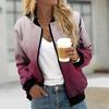 Women Casual Long Sleeve Zipper Slim Tops Outerwear Cardigan Shirt Jacket For Women