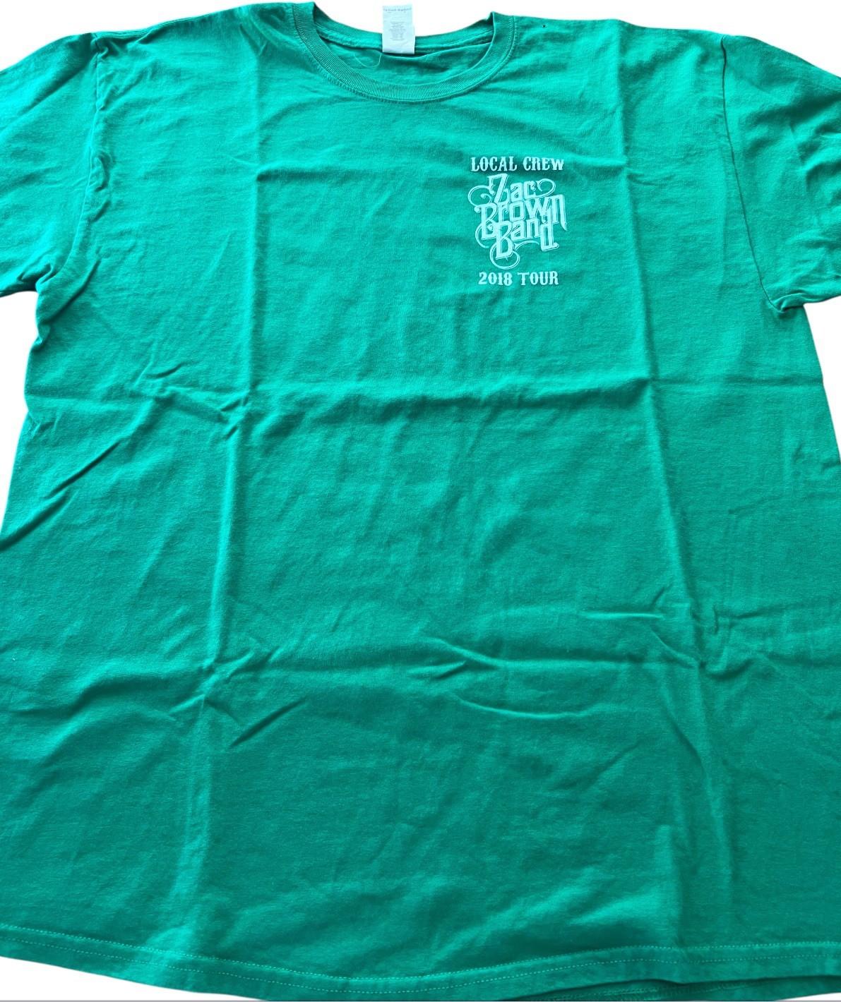 RARE Zac Brown Band Tshirt - CREW Member / Size XL Unisex T-Shirt S