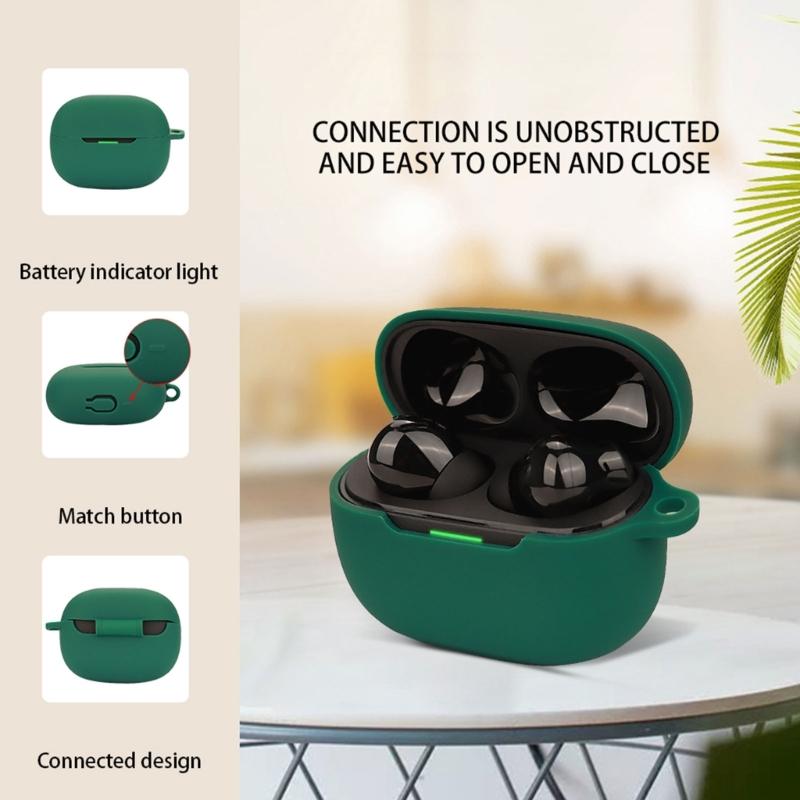 Suitable for Buds 5 Pro Shockproof Headphone Sleeve Impact-resistant Housing Anti Dust Washable Silicone Cover Soft Case