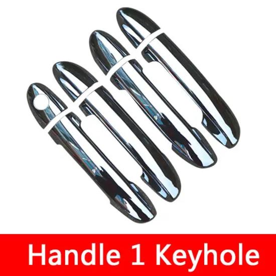 For KIA Spectra 2004-2009 Cerato Chrome Trim Exterior Door Handle Covers 2005 2006 2007 2008 Accessories Stickers Car Styling