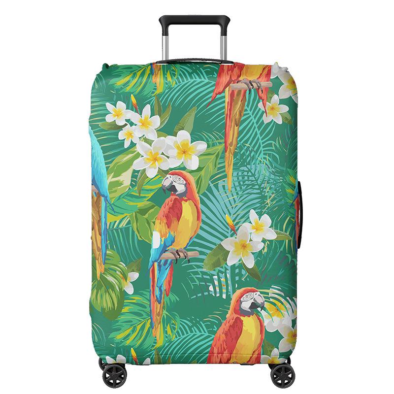 Přizpůsobitelný zesílený kožený cestovní kufr Obal proti prachu