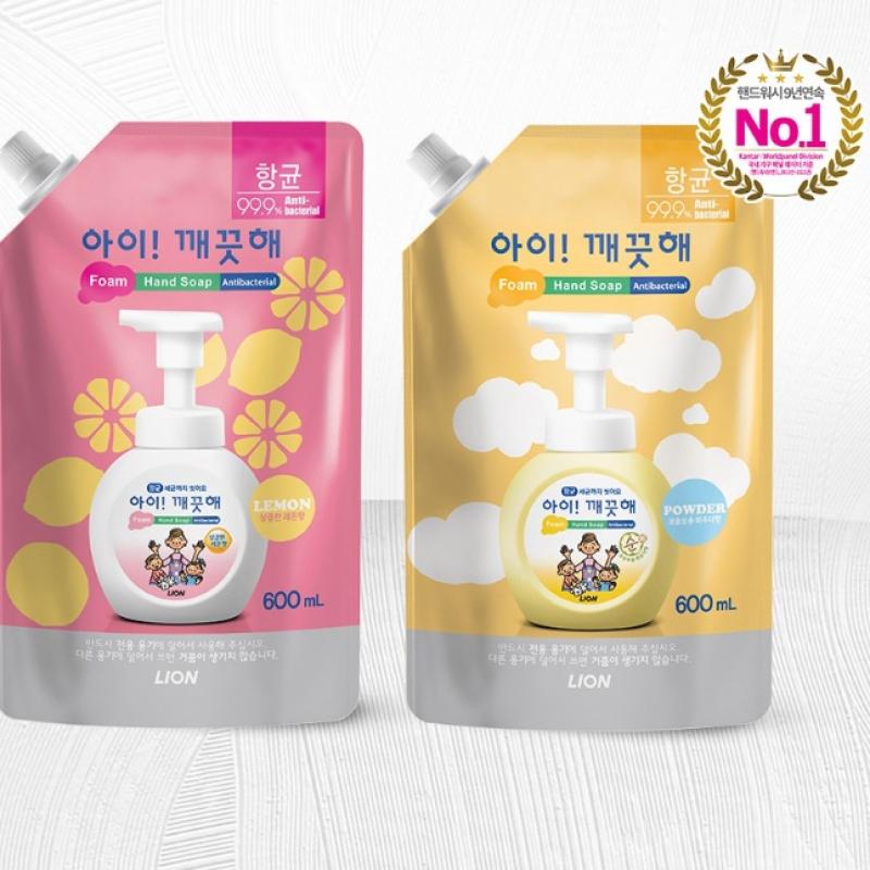 Clean Kids Hand Wash Lemon Cap Refill  600ml 