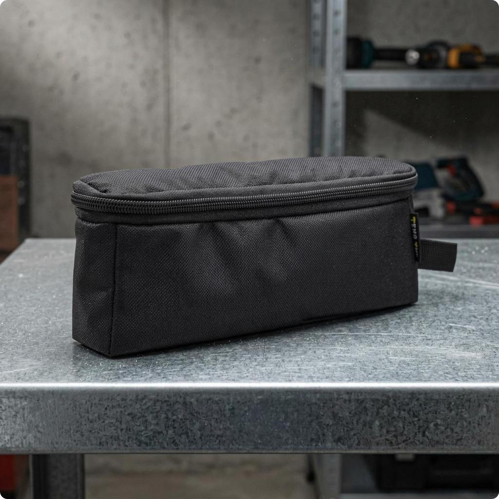 Handheld Storage Bag Oxford Cloth Zippered Side of Strap Zipper Pouch
