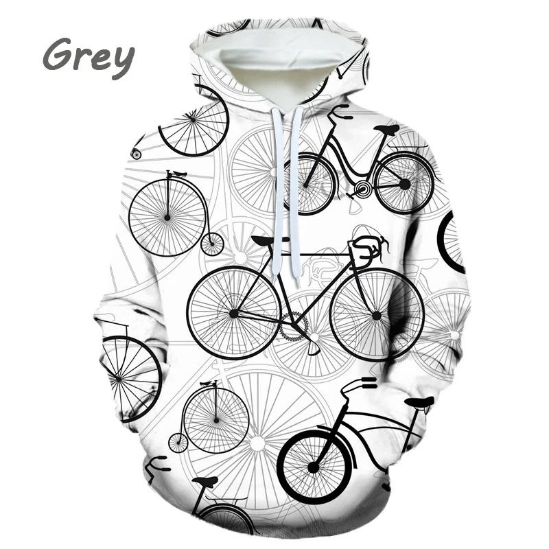 

Простые толстовки с рисунком велосипедиста, модные толстовки с принтом в виде велосипеда, спортивные толстовки с 3D-принтом для мужчин, повседневная уличная одежда, женские пуловеры, топы XL
