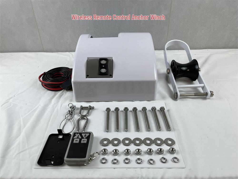 12V Saltwater Electric Anchor Winch for 16kg Anchors - Yacht & Boat Accessory