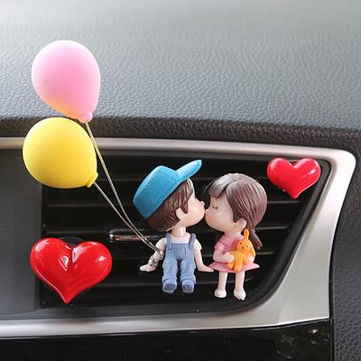 Lovely Couple Car Air Vent Freshener Perfume Clip Aromas Diffuser Decor Air Conditioning Perfume Clip Flavoring for Cars