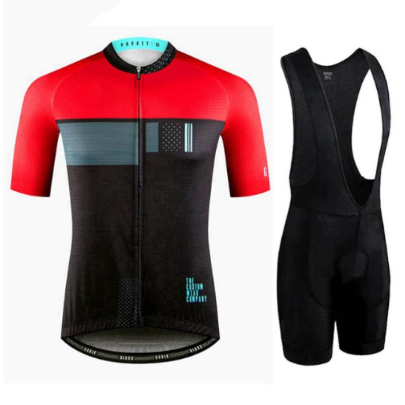 Team Cycling Jersey Sets Mens Cycling Clothing Summer Short Sleeve Quick-dry MTB Bike Suit Ropa Ciclismo Maillot Ciclismo Hombre