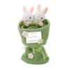 1PC Hand Bouquet Hand Knit Doll Eve Plush Creative Bouquet Rabbit Eating Grass