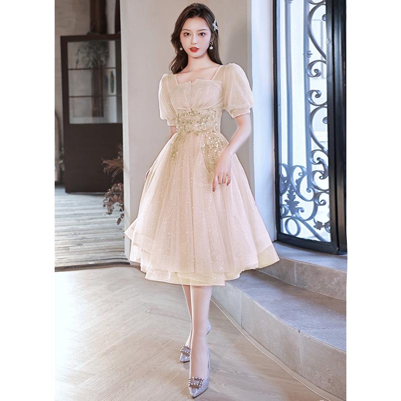 2026 Women's Evening Dress: Elegant Slimming Socialite Party Dress