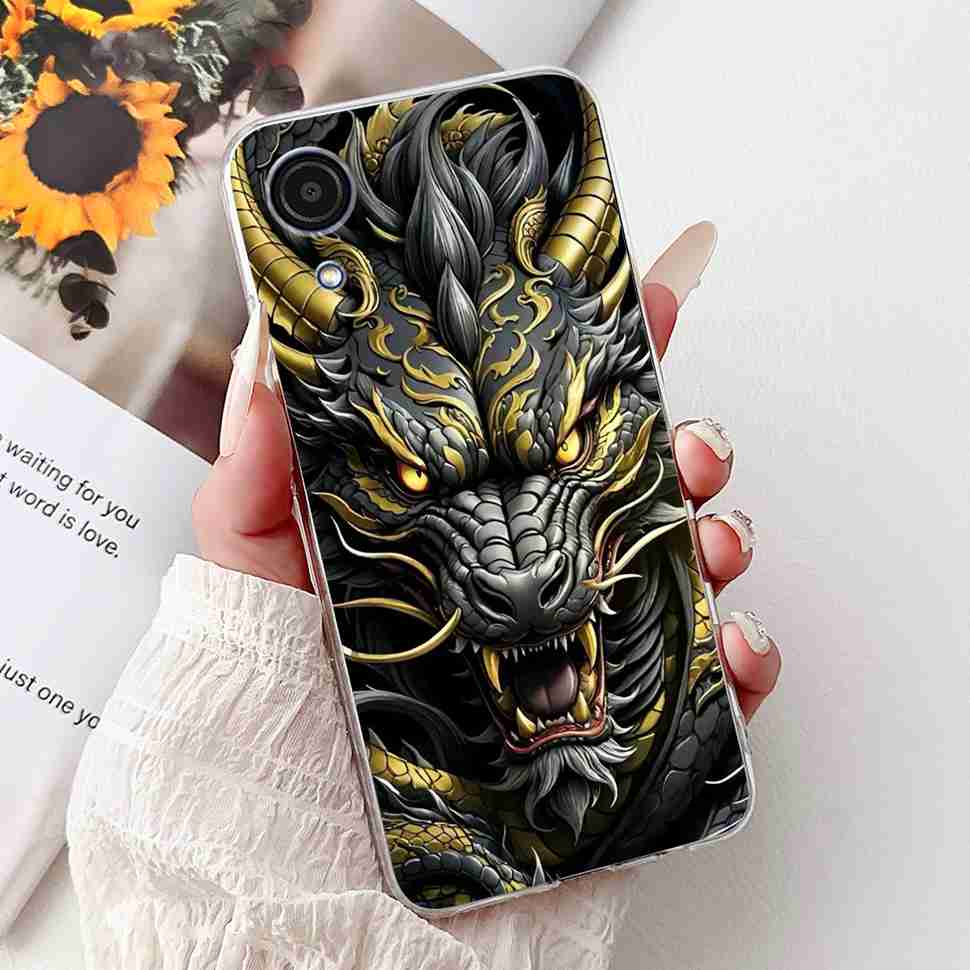 For Samsung A03Core Case Soft Silicone Cute Heart Painted Cover Case For Samsung Galaxy A03 Core SM-A032F TPU Fundas Capa